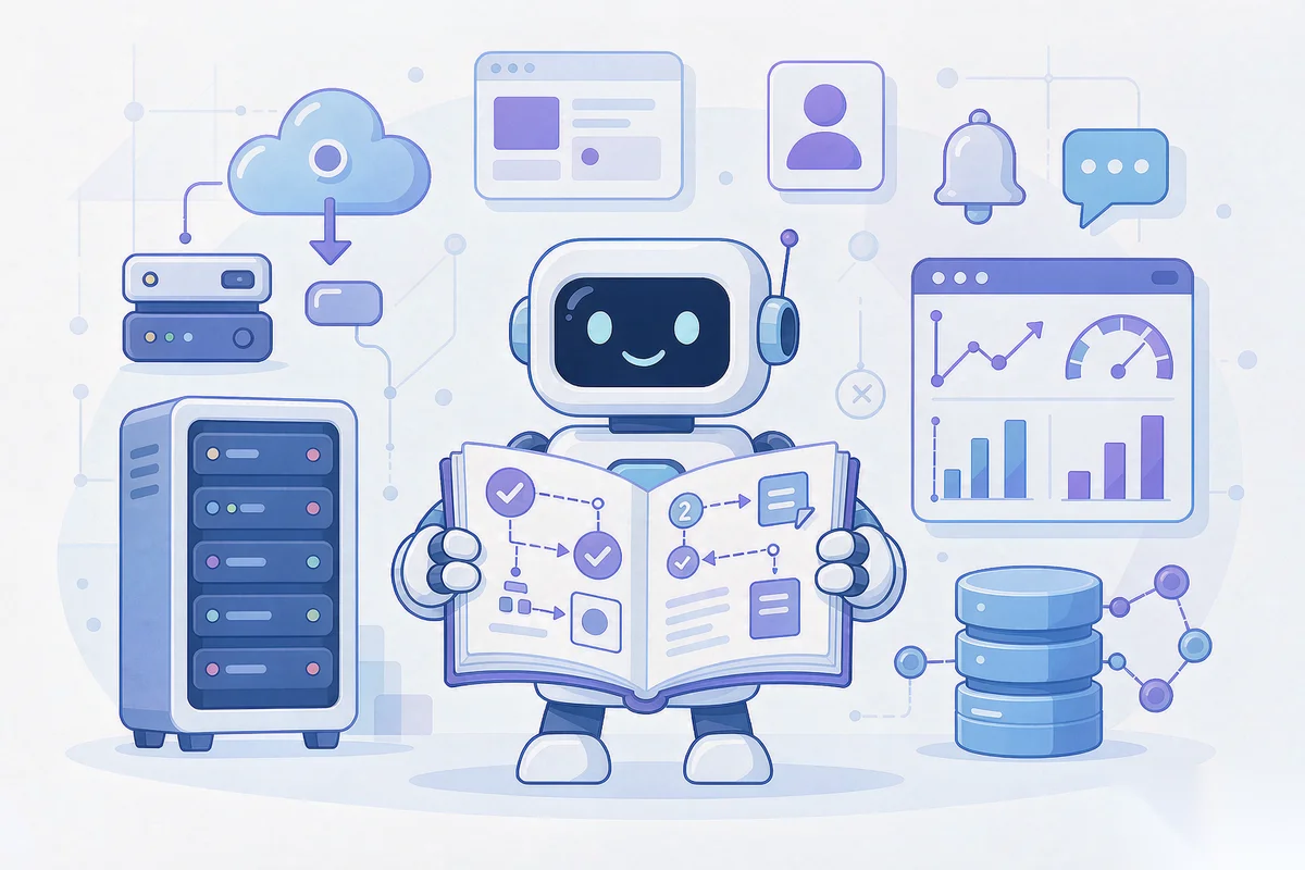AI 助手按流程手册执行网站运维任务